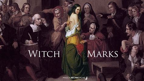 The witch with markings tumbles in blackwick